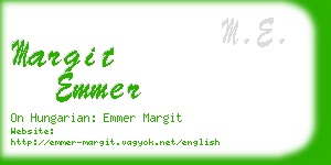 margit emmer business card